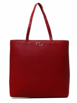 TWINSET Borsa Tote Verticale Con Borchie -Guess Vendita twinset borsa tote verticale con borchie ciliegia 8051735991707 2