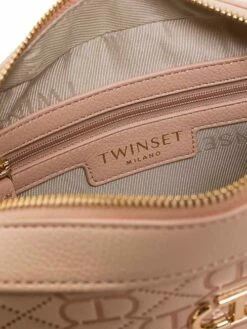 TWINSET LOGO ALL OVER Borsa Camera A Tracolla -Guess Vendita twinset logo all over borsa camera a tracolla pink mousse 8052860545414 2