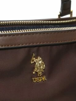 U.S. POLO ASSN. HOUSTON Shopping Bag Piccola -Guess Vendita u s polo assn houston shopping bag piccola dark brown 8052792118113 4