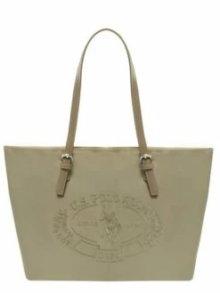 U.S. POLO ASSN. SPRINGFIELD Shopping Bag -Guess Vendita u s polo assn springfield shopping bag light taupe 8052792912575 2