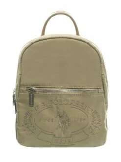 U.S. POLO ASSN. SPRINGFIELD Zaino Con Logo Ricamato -Guess Vendita u s polo assn springfield zaino con logo ricamato light taupe 8052792912858 3
