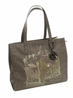 YNOT EMMA Shopping Bag -Guess Vendita ynot emma shopping bag london taupe 8059392163130 3