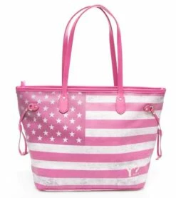 YNOT Flag Color USA Shopping Bag A Spalla -Guess Vendita ynot flag color usa shopping bag a spalla fuxia 8056732368231 2