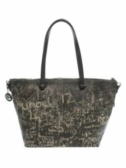 YNOT STREET Shopping Bag -Guess Vendita ynot street shopping bag street black 8059392061641 2