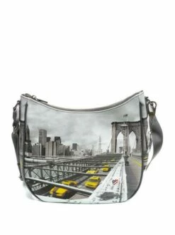 YNOT YESBAG Borsa Stampata A Tracolla -Guess Vendita ynot yesbag borsa stampata a tracolla new york brooklyn bridge 8059392114873 2