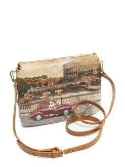 YNOT YESBAG Flap Bag CON TRACOLLA -Guess Vendita ynot yesbag flap bag con tracolla roma vintage 8059392180588 4