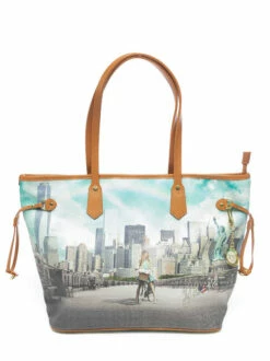 YNOT YESBAG Shopper Media A Spalla -Guess Vendita ynot yesbag shopper media a spalla big apple 8058093677939 3