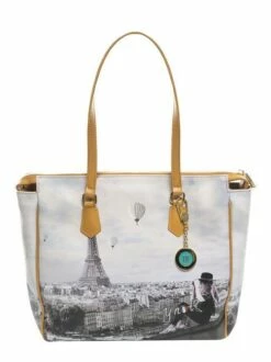 YNOT YESBAG Shopping Bag Con Portachiavi